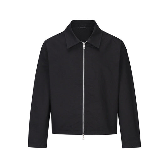 BLACK ZIPPER JACKET